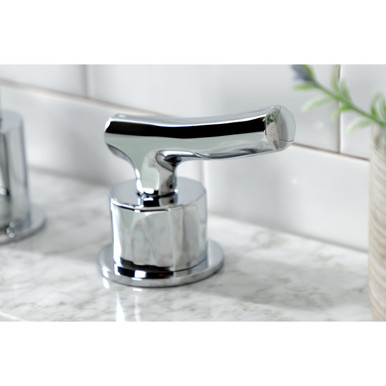 Kingston Brass Widespread Faucet Bathroom Faucet with Drain Assembly